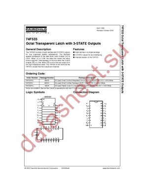 74F533PC datasheet  